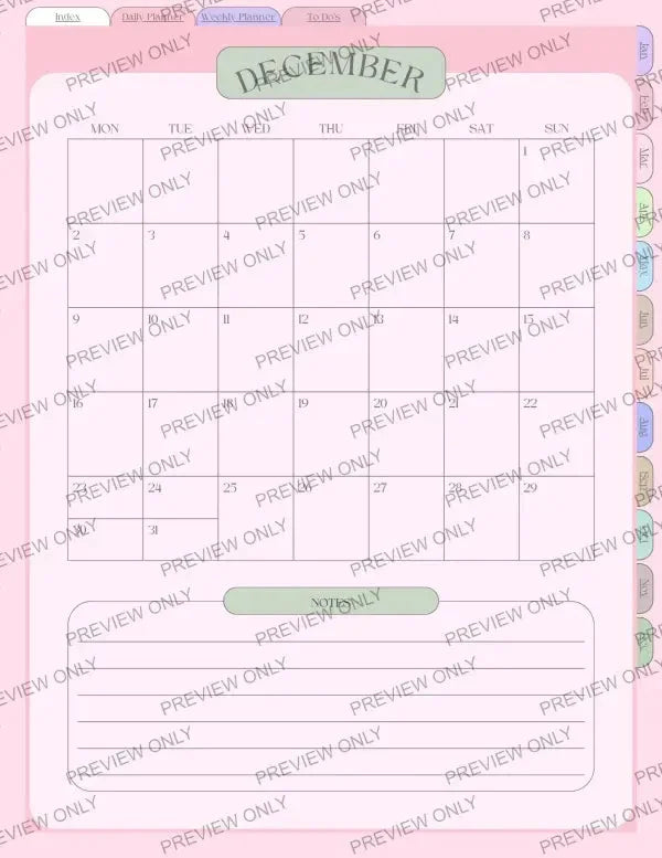 2024 Daily Life | PLR Planner - 2025 Private Label Rights