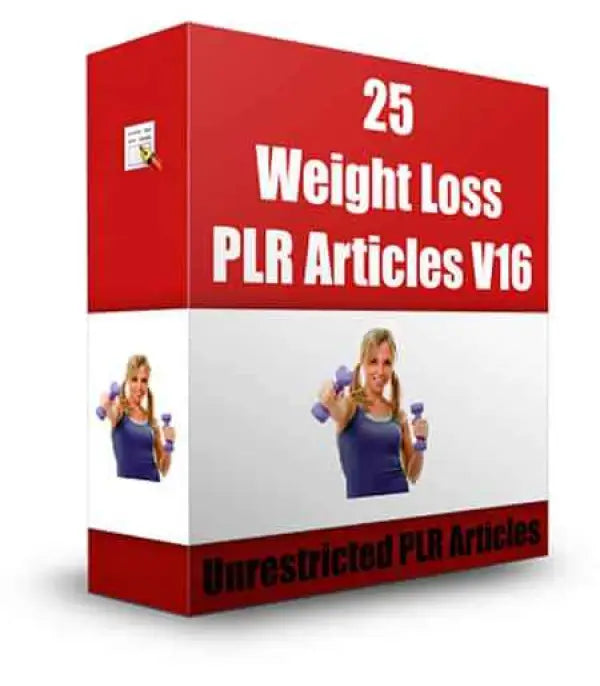 25 Weight Loss PLR Articles V16 | Article - 2024 Private Label Rights