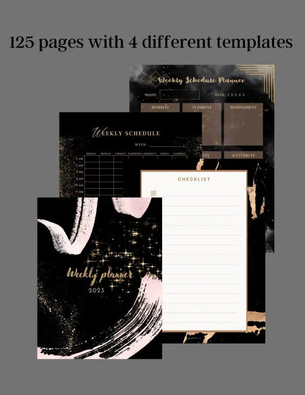52 Week Planner For 2023 V2 | PLR - 2025 Private Label Rights