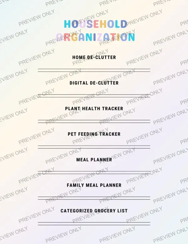 ADHD A/F | PLR Planner - 2025 Private Label Rights