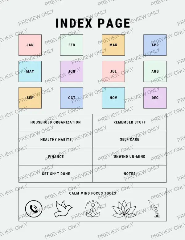 ADHD A/F | PLR Planner - 2025 Private Label Rights