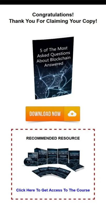 Blockchain Questions Answered Report MRR - 2023 Private Label Rights