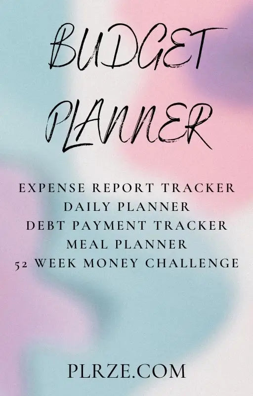 Budget Planner | PLR - 2025 Private Label Rights