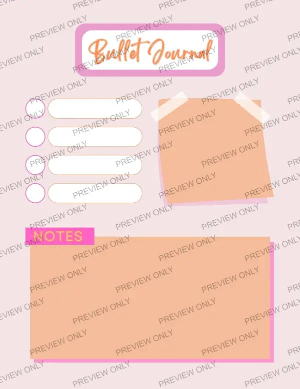 Bullet Journal | PLR - 2025 Private Label Rights