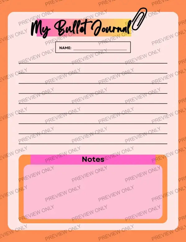 Bullet Journal | PLR - 2025 Private Label Rights
