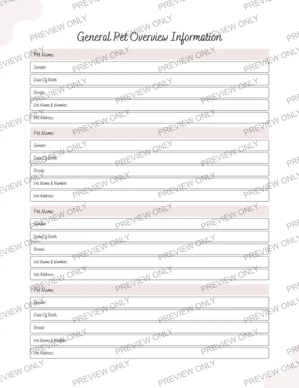 Pet Care | PLR Planner - 2025 Private Label Rights