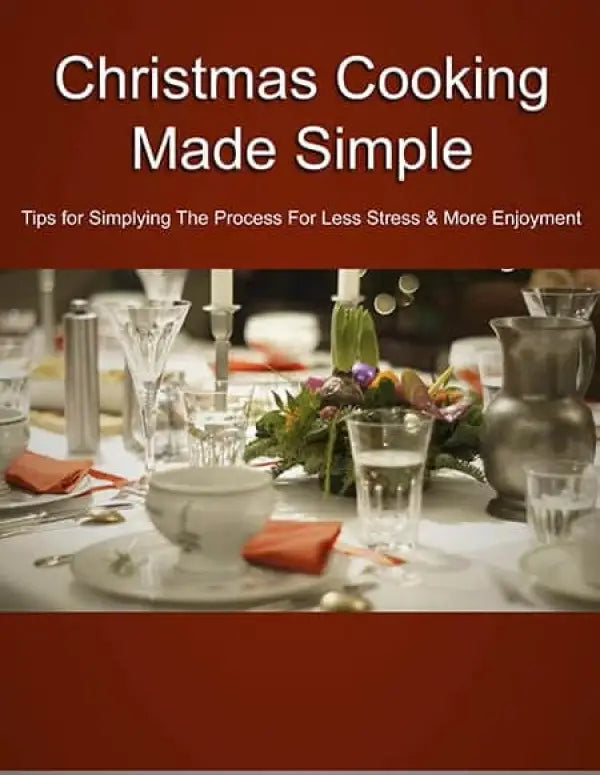 Christmas Cooking Made Simple | PLR eBook - 2024 Private Label Rights