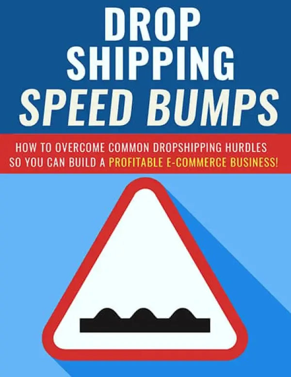 Dropshipping Speed Bumps | PLR eBook - 2025 Private Label Rights