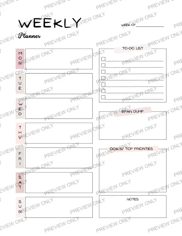 Home Management Planner | PLR - 2024 Private Label Rights