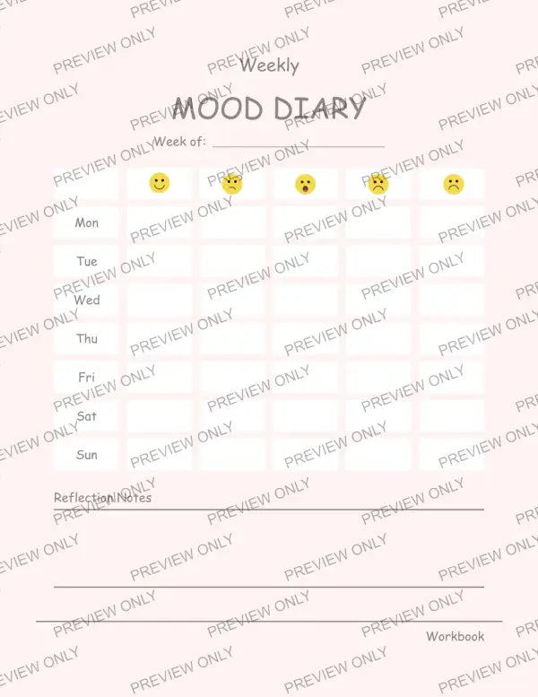 Mood Tracker | PLR Planner - 2025 Private Label Rights