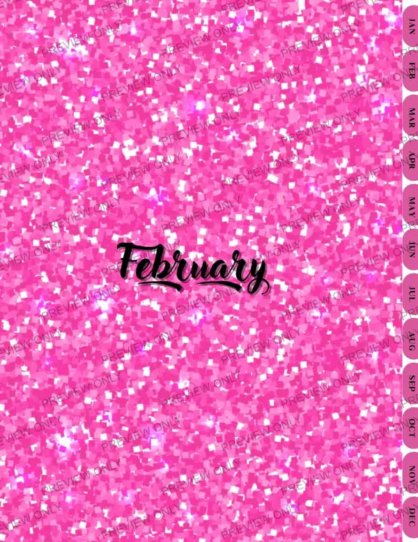 Pink & Sparkly | PLR Planner - 2025 Private Label Rights