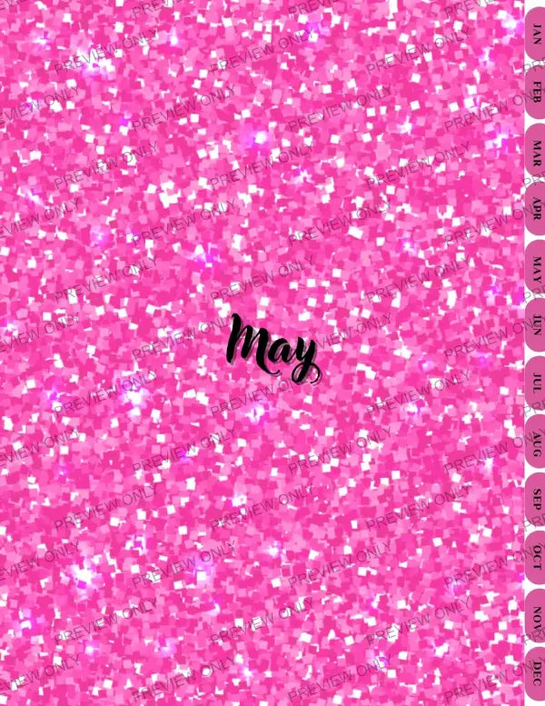Pink & Sparkly | PLR Planner - 2025 Private Label Rights
