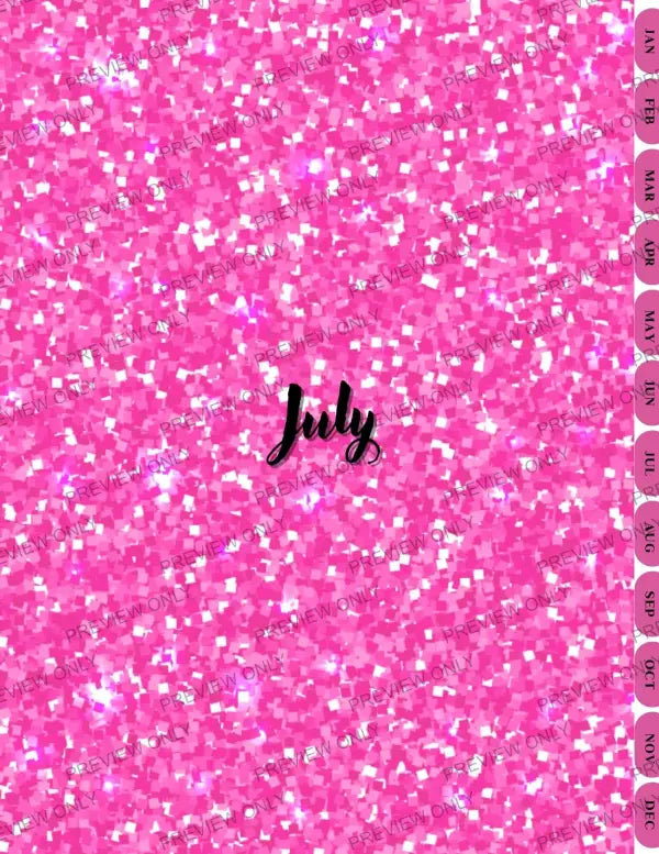Pink & Sparkly | PLR Planner - 2025 Private Label Rights