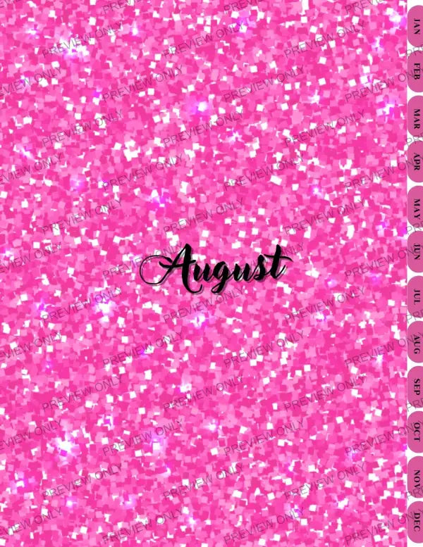 Pink & Sparkly | PLR Planner - 2025 Private Label Rights