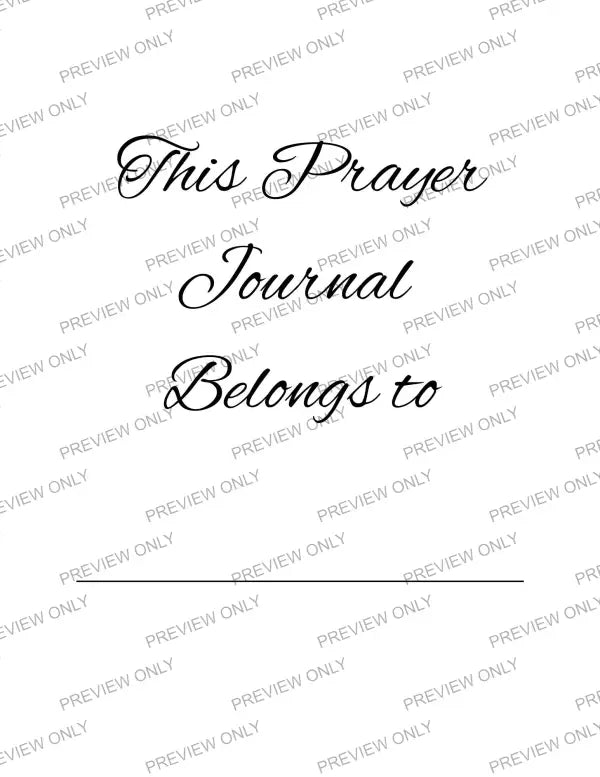 Prayer Journal | PLR - 2023 Private Label Rights