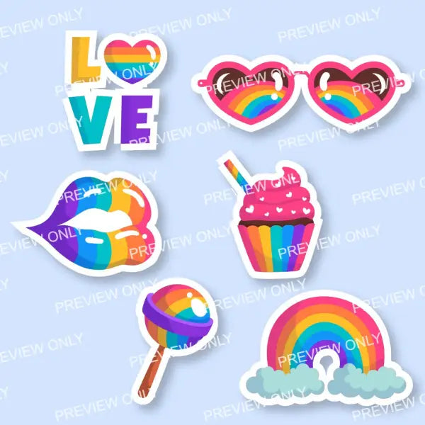 Pride Bundle | PLR Stickers - 2025 Private Label Rights
