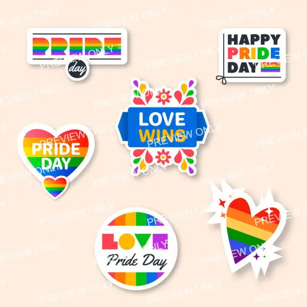 Pride Bundle | PLR Stickers - 2025 Private Label Rights