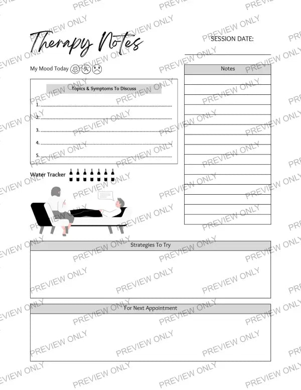 My Therapy Session | PLR Planner - 2025 Private Label Rights