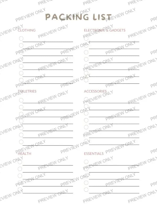 Travel | PLR Planner - 2025 Private Label Rights