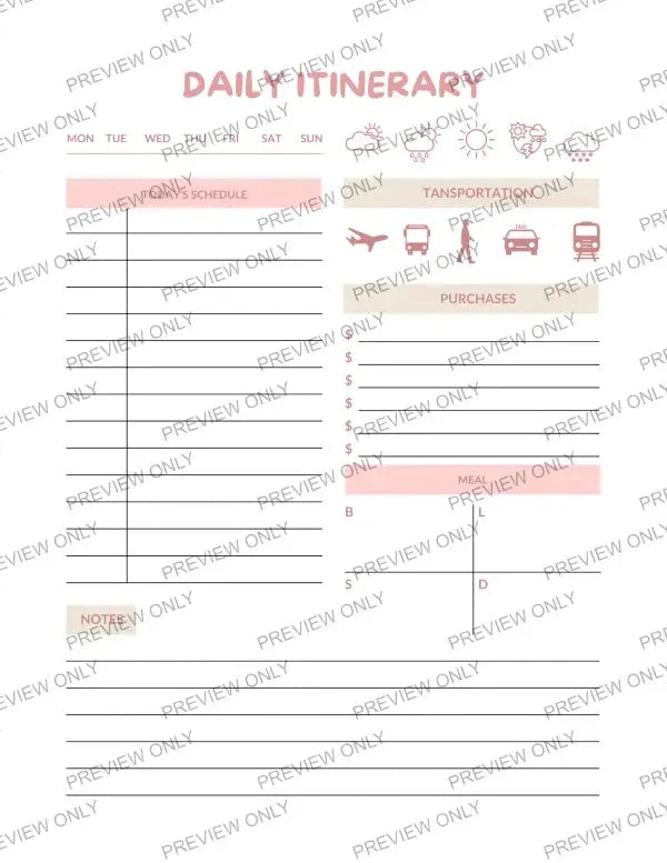 Travel | PLR Planner - 2025 Private Label Rights