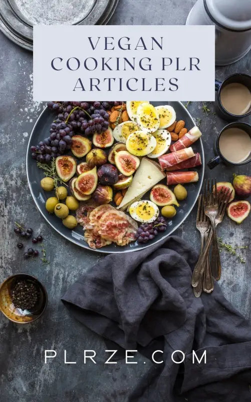 Vegan Cooking PLR Articles - 2025 Private Label Rights