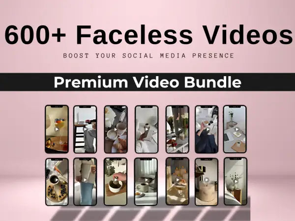 600 + Faceless Videos | PLR - 2025 Private Label Rights