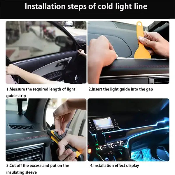 Car Interior LED Ambient Lights - 2024 Private Label Rights