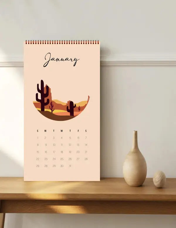 Desert Calendar | PLR - 2023 Private Label Rights